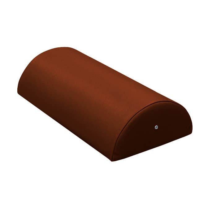 カラー診察用半円マクラ(特大) 20-3789-0017 ビニルレザーライトブラウン 高田ベッド製作所 TB-77C-04