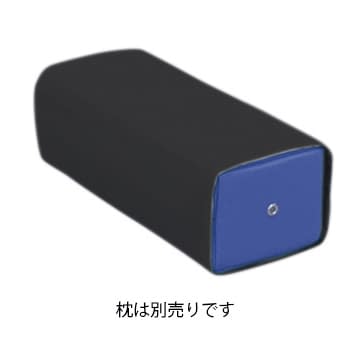 レザー製角マクラカバー 20-3801-0003 ビニルレザー黒 高田ベッド製作所 L-01