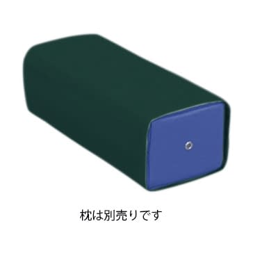 レザー製角マクラカバー 20-3801-0015 ビニルレザーメディグリーン 高田ベッド製作所 L-01