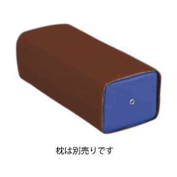 レザー製角マクラカバー 20-3801-0017 ビニルレザーライトブラウン 高田ベッド製作所 L-01