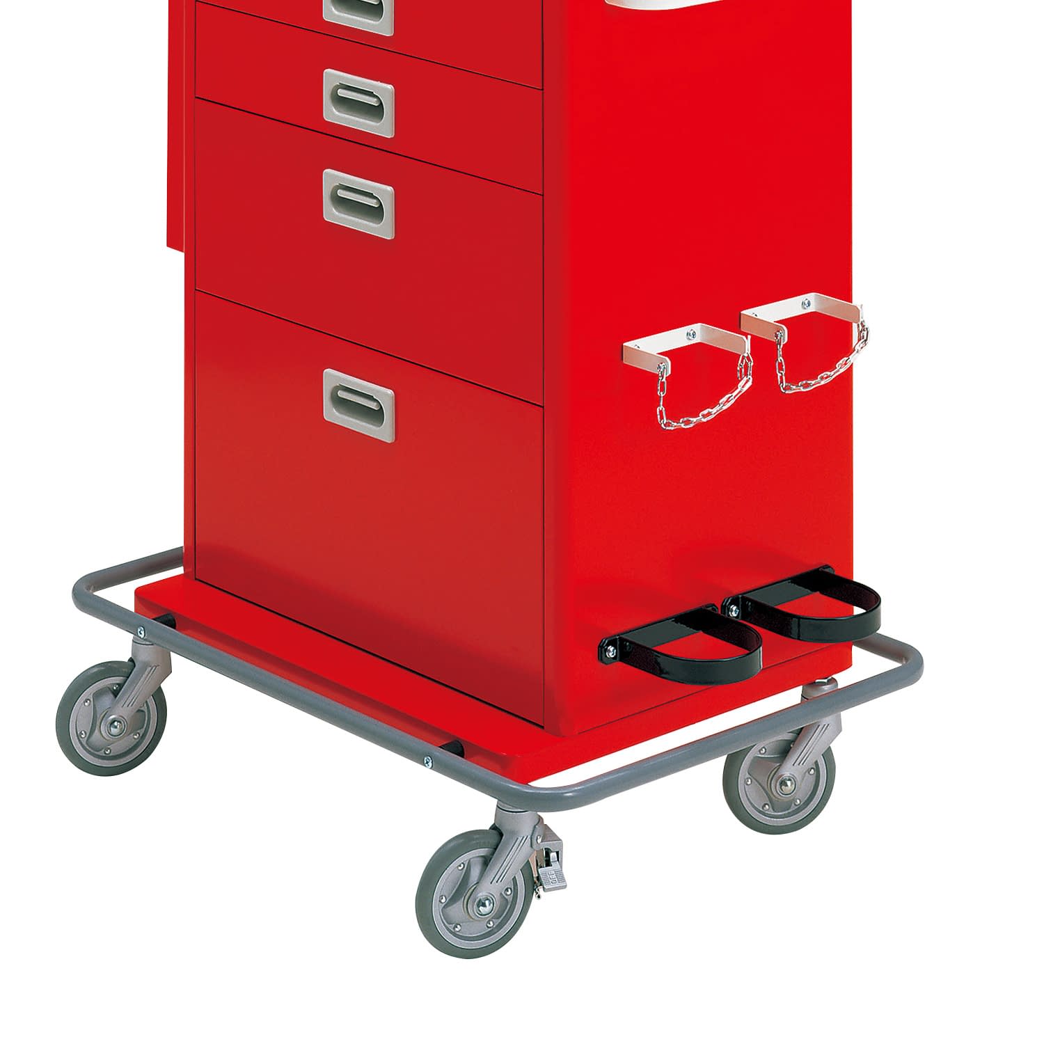 エマージェンシカート用酸素ボンベ架 20-3892-01 アトムメディカル 55206(1クミ)