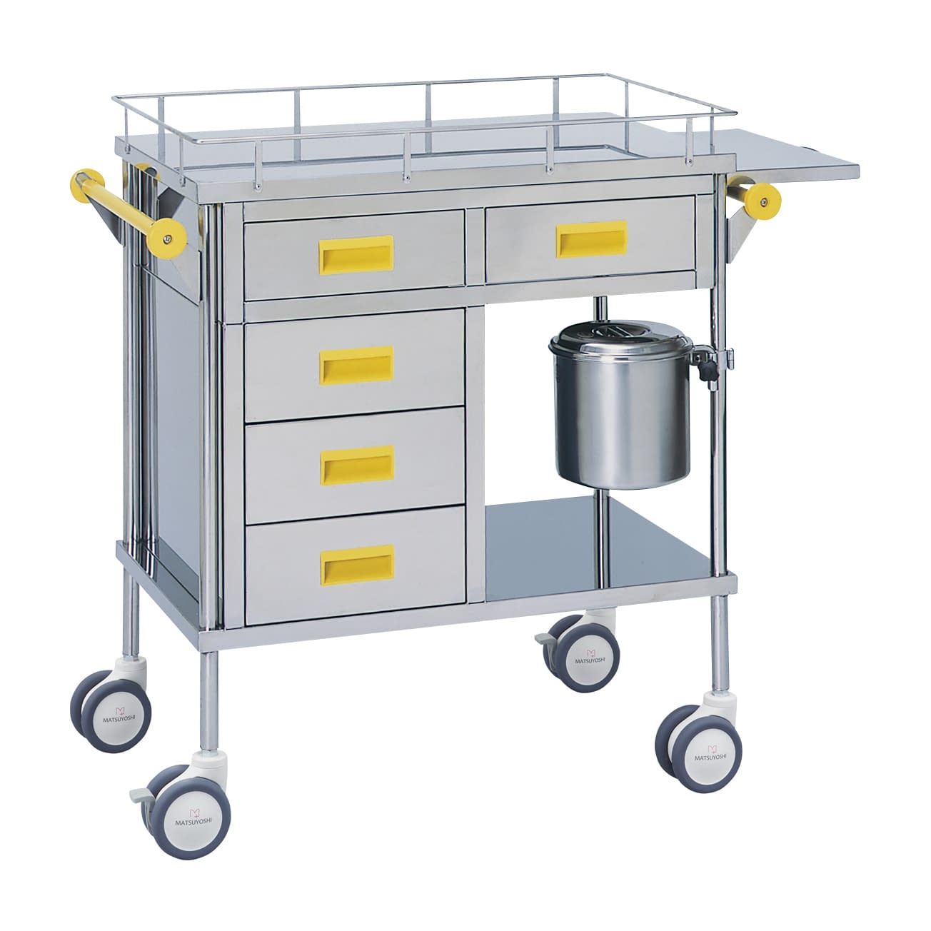 マツヨシ カラー多機能繃帯交換車 包交車 20-4072-02 MATSUYOSHI MY-1124Y(イエロー)