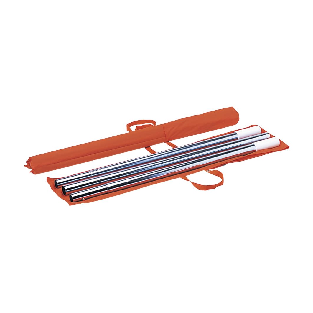 レスキューキャリーマット用3連担架棒 2本1組 01-6437-02 東京都葛飾福祉工場 6057(2ホン1クミ)