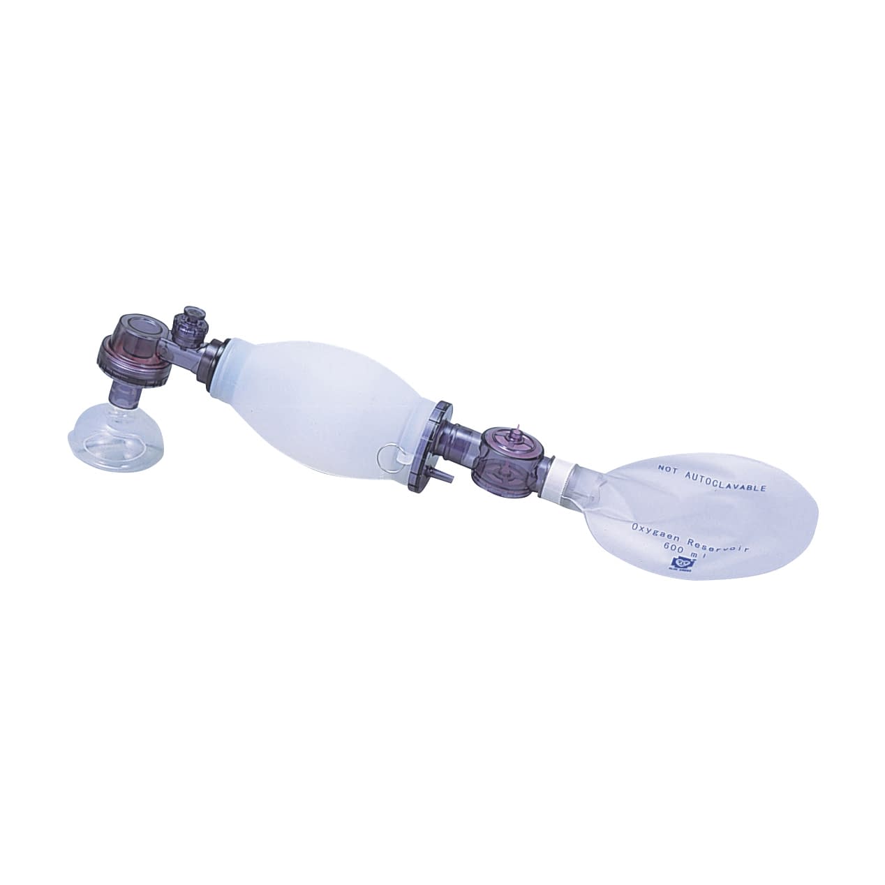 シリコンレサシテーター新生児用蘇生器 11-2527-04 ブルークロス・エマージェンシー IBRW-01(ホワイト・ベーシック)