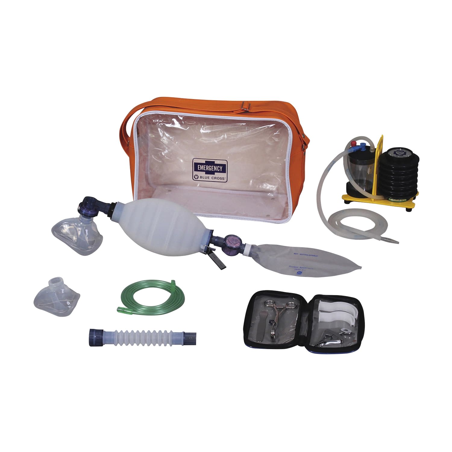 救急蘇生セット(一般救急)成人用 11-2536-06 ブルークロス・エマージェンシー ARW-3(リザーバーツキ)