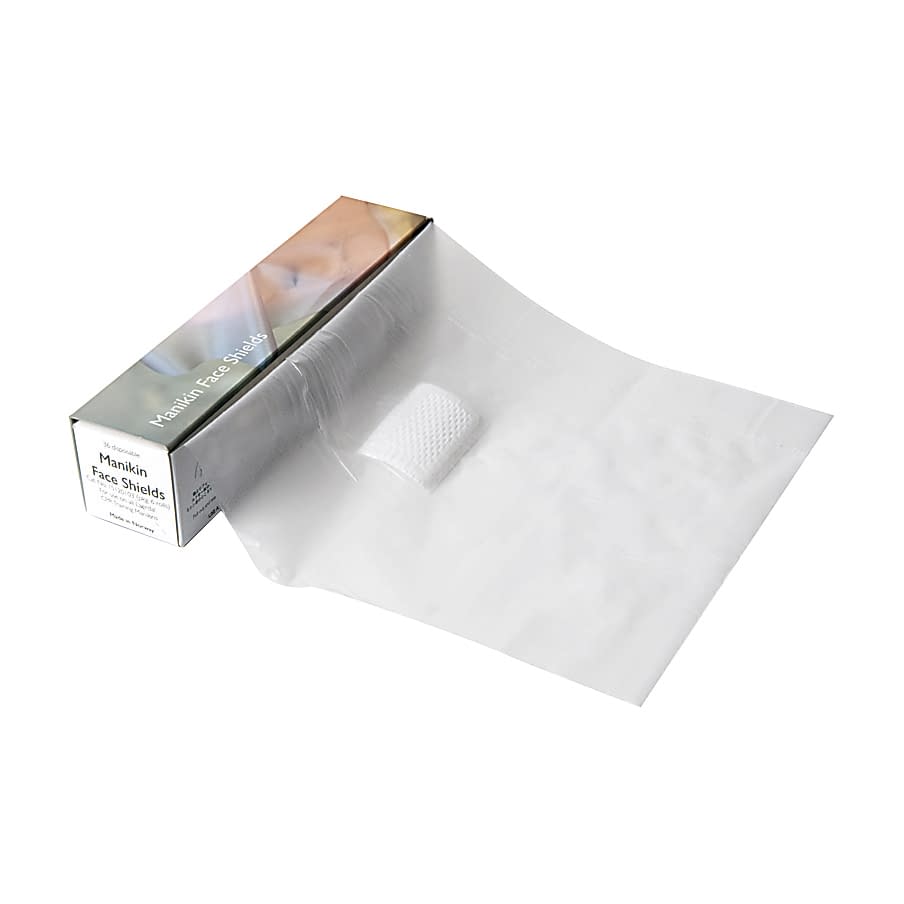 マネキンフェイスシールド CPRトレーニングモデル 11-2615-19 レールダルメディカルジャパン 15120103(6ロールイリ)