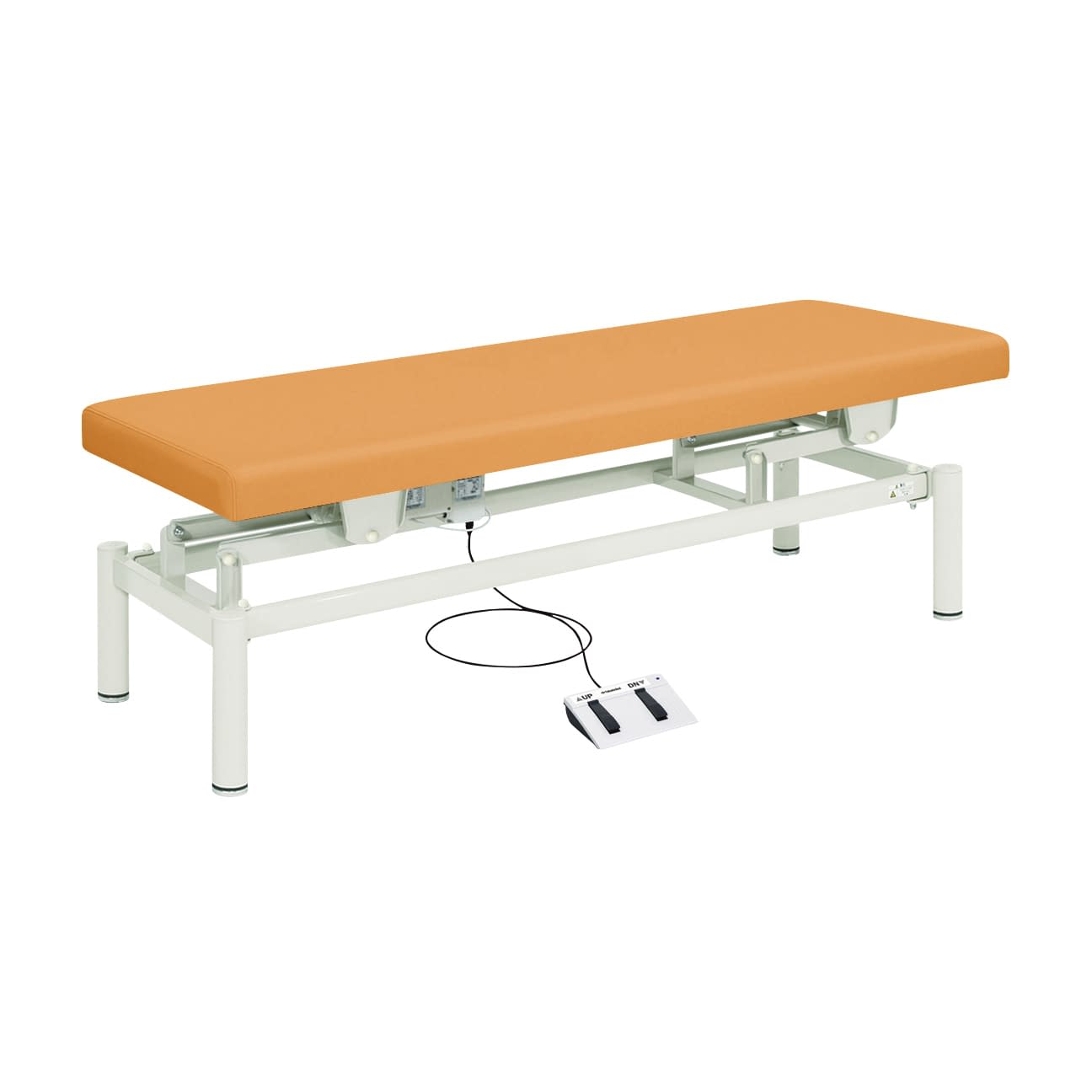 電動診察台(電動ハイローベッド) 20-3741-0010 ビニルレザーオレンジ 高田ベッド製作所 TB-912(W70XL180CM)