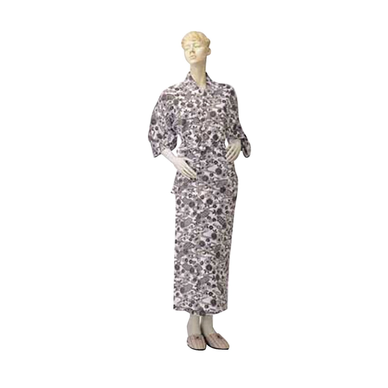 レギュラーガーゼねまき(婦人) 婦人用 介護ねまき 20-6180-04 コベス NO.59(S)