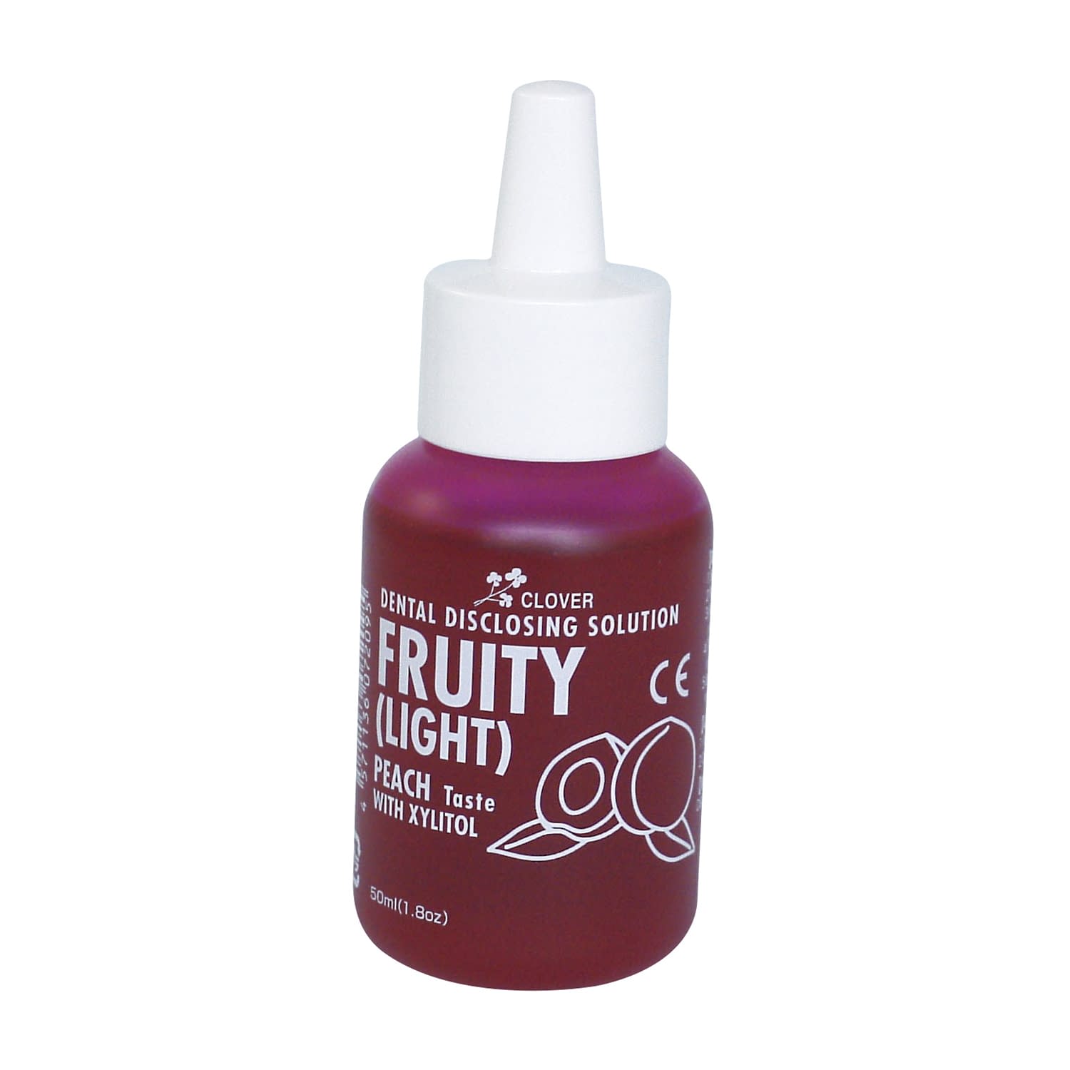 クローバー歯垢染め出し液ライト ピーチ風味 プラークチェッカー 20-6391-01 日本ゼトック 50ML(ピーチフウミ)