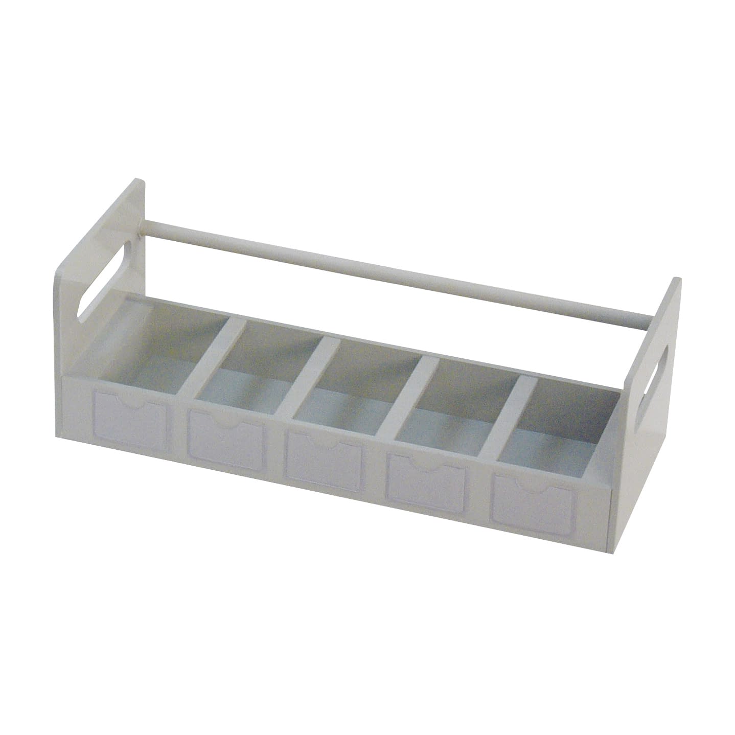 染色バット台 5コ用 23-2248-00 日本医理器材 5コヨウ(350X140X115)