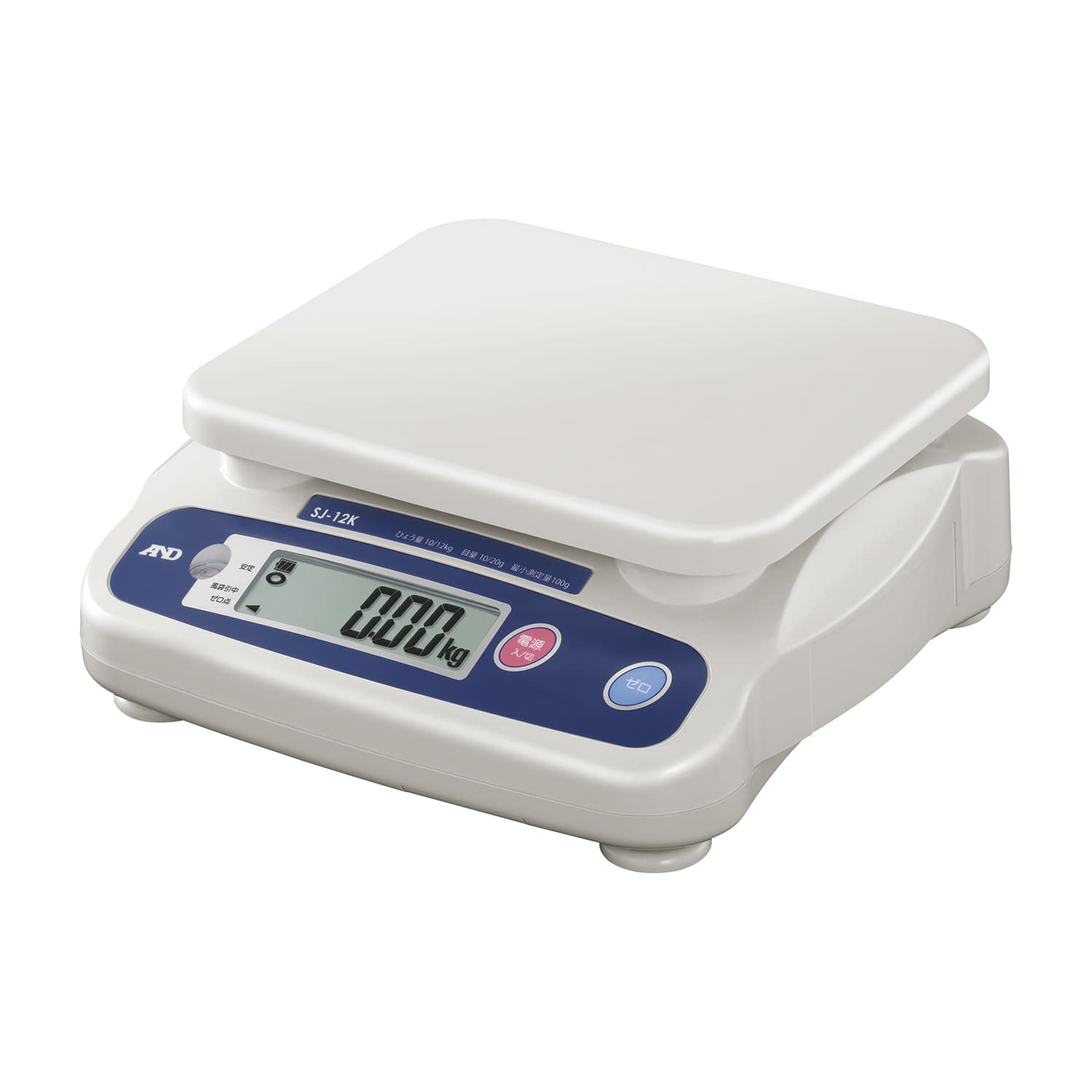デジタルはかり(検定品) 電子はかり 23-2201-03 エー・アンド・デイ SJ-12K