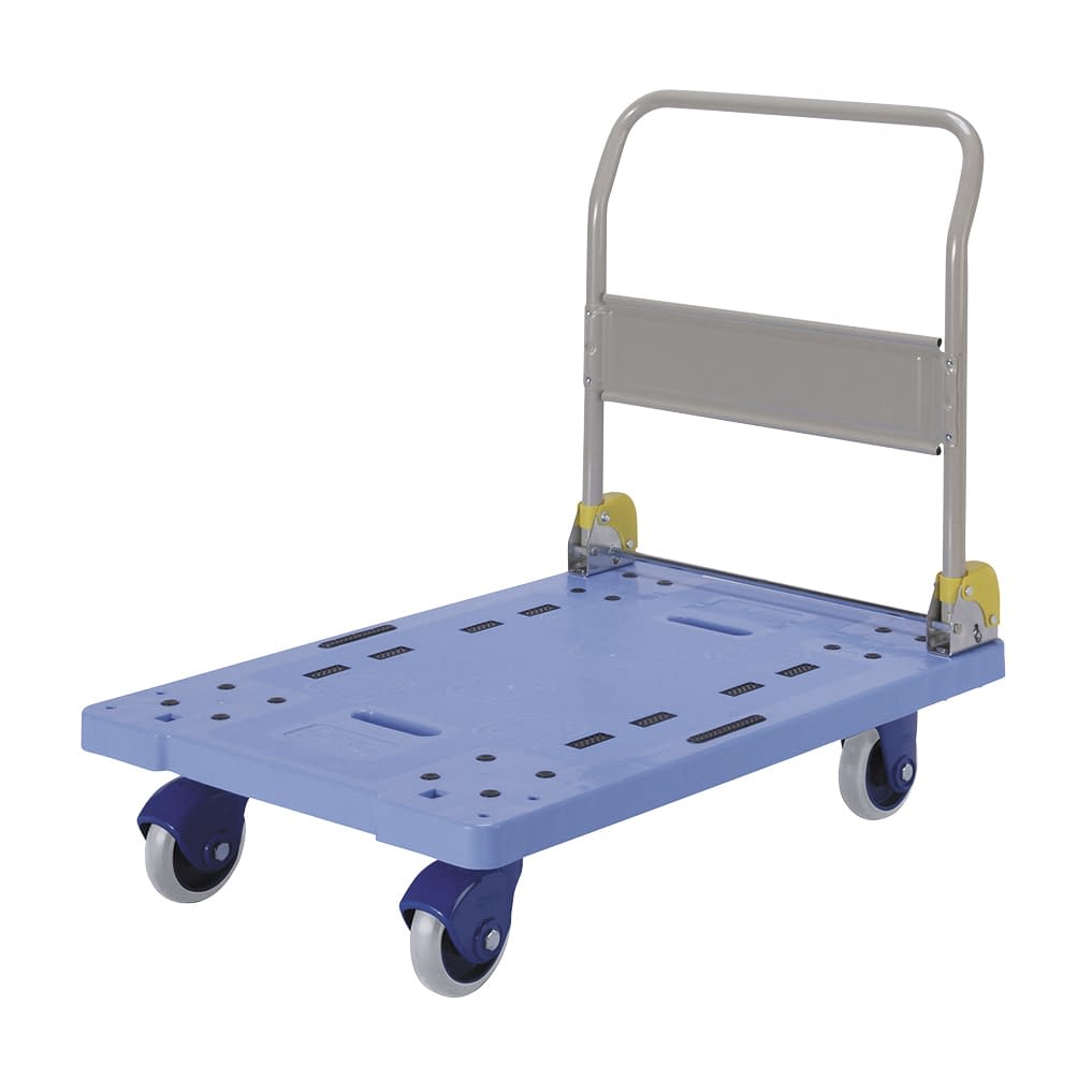 運搬車(台車)ハンドル折畳式・静音 23-2040-01 金沢車輛 NP-301GS