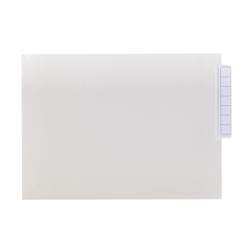 カルテフォルダー(シングルポケット) A4 カルテバインダー 23-2130-0001 乳白 LIHITLAB． HK708(50マイイリ)