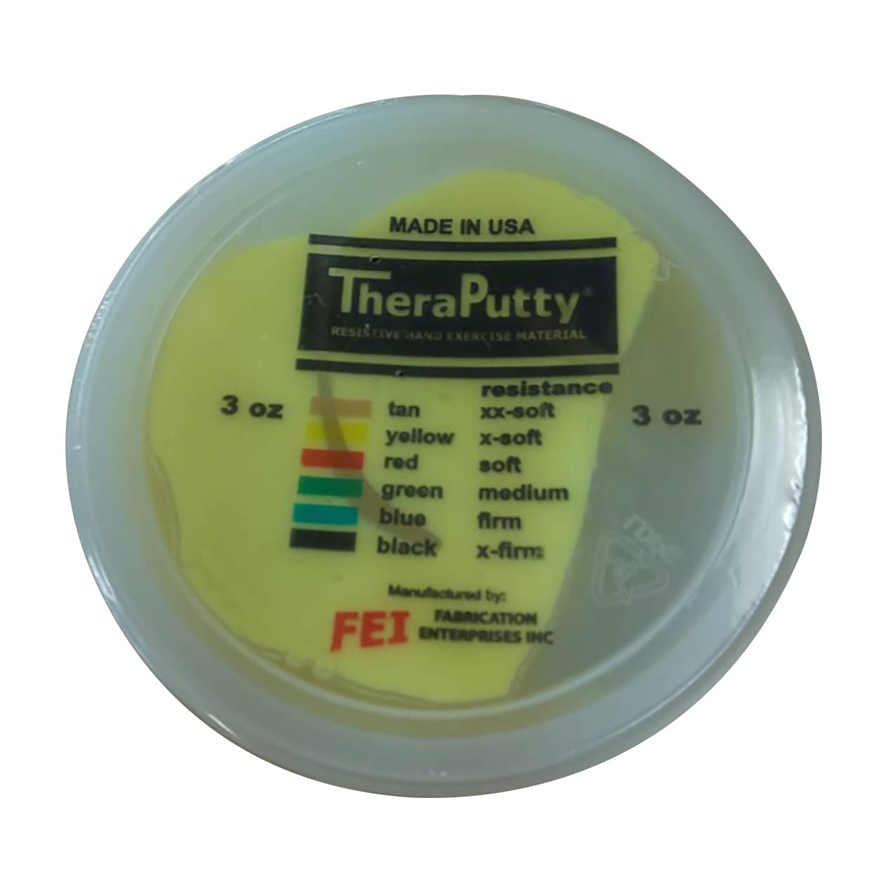 セラパテ(黄色：弱) 弱 トレーニング用品 23-3526-01 タイガー医療器 R-104S-B(85G)