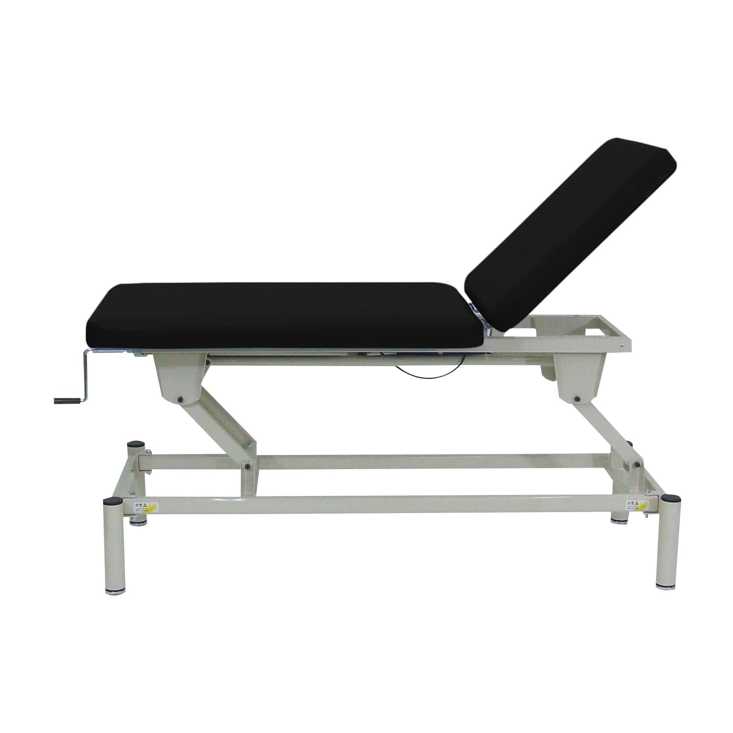 手動式ハイロー・背上げ診察台 23-2760-0002 ブラック 大信工業 DF-SG(650X1800)