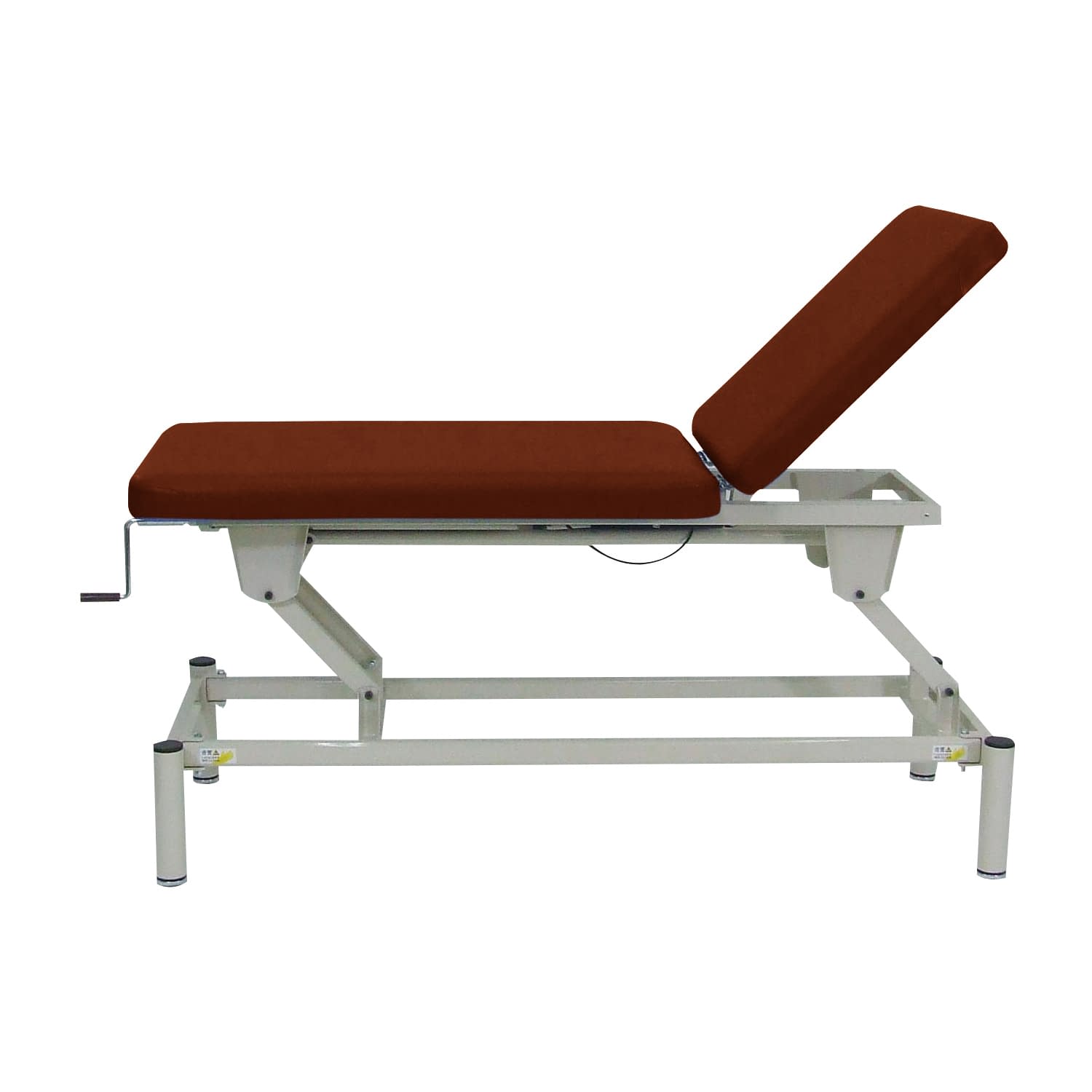 手動式ハイロー・背上げ診察台 23-2760-0003 ブラウン 大信工業 DF-SG(650X1800)