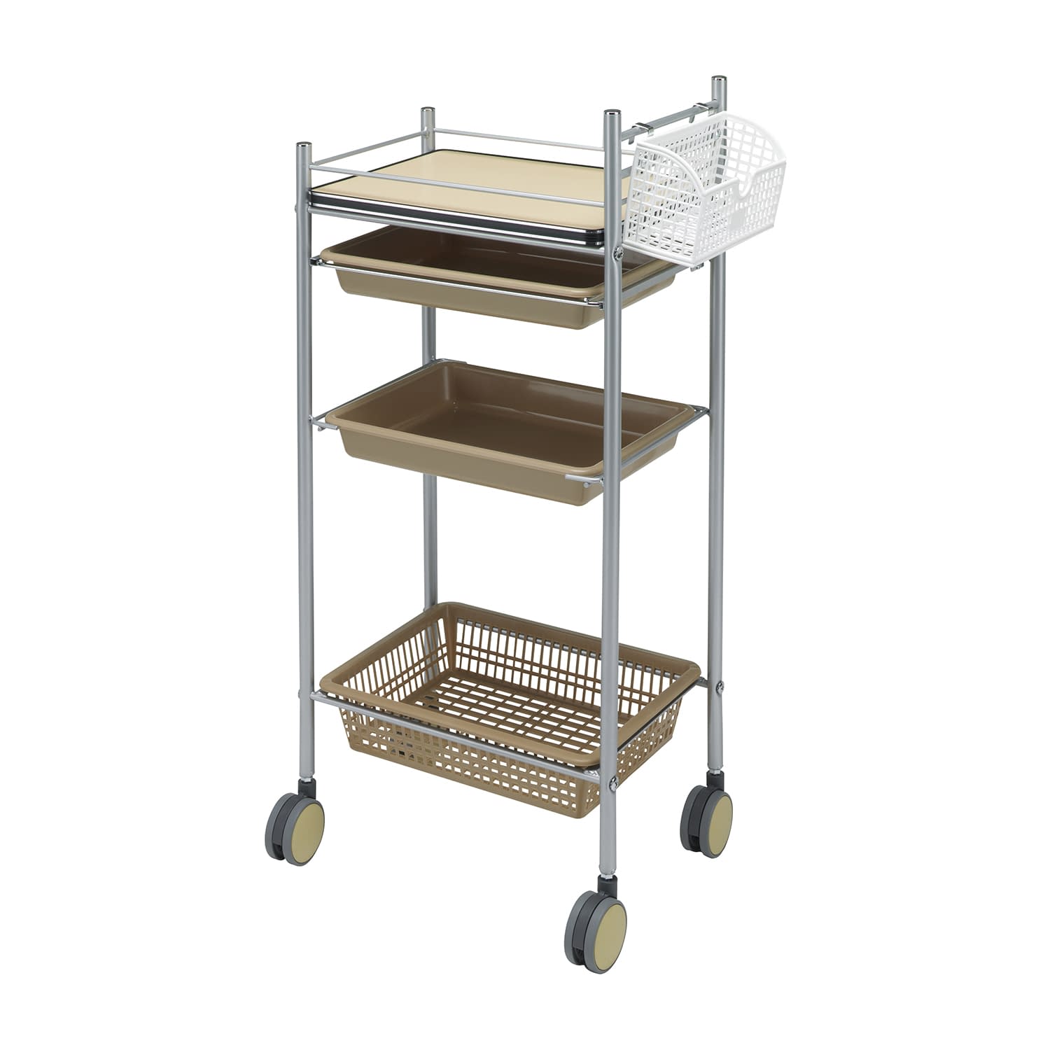 マツヨシ カラーアプリワゴン カート(回診車) 23-3400-0008 ナチュラル MATSUYOSHI SN-AP001