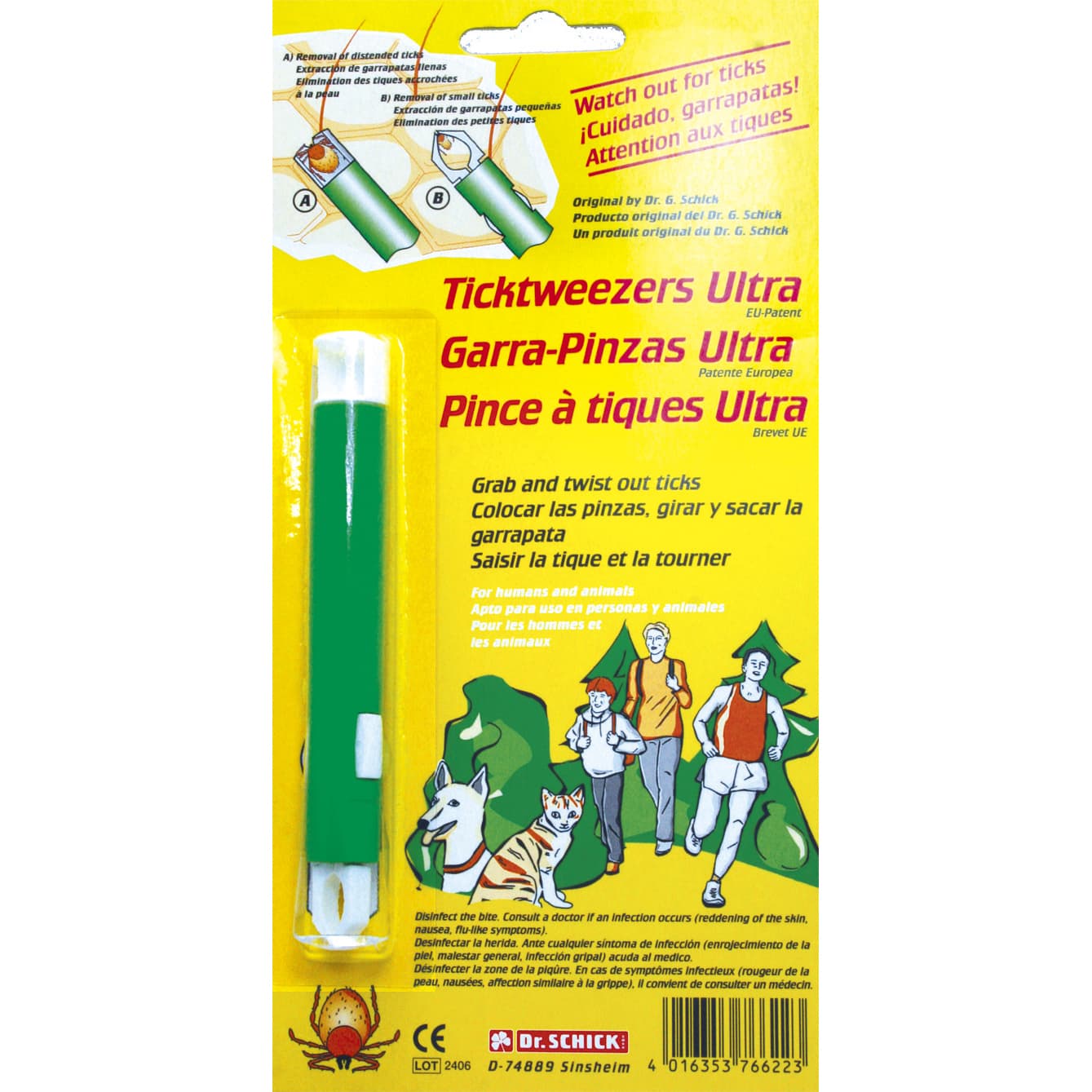 ティックツウィーザー・ウルトラ 23-3879-00 飯塚カンパニー TU-011(ケイ15X109MM)