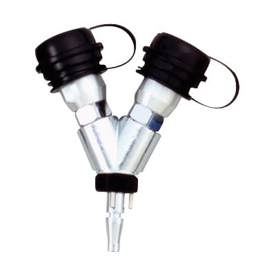 Y型アウトレットチャック(吸引用) 川重型(吸引用) 23-3631-01 ブルークロス・エマージェンシー YO-VA