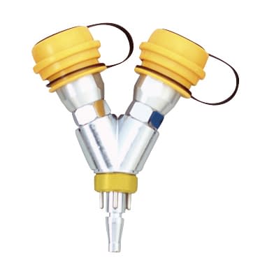 Y型アウトレットチャック(空気用) 川重型(空気用) 23-3631-02 ブルークロス・エマージェンシー YO-AIR