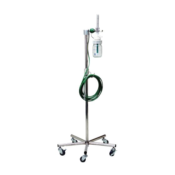 酸素スタンド(酸素2コ用) 23-3630-01 ブルークロス・エマージェンシー OX-W