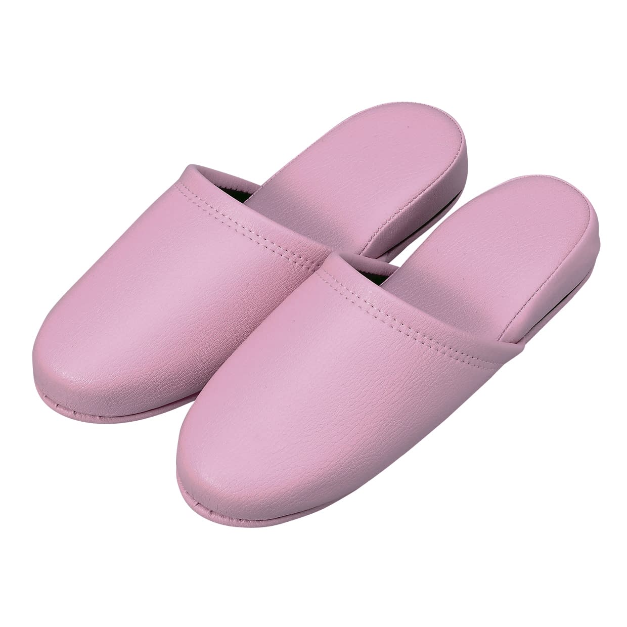 抗菌レザー調スリッパ 23-5559-0008 ピンク オーミケンシ 10ソクグミ