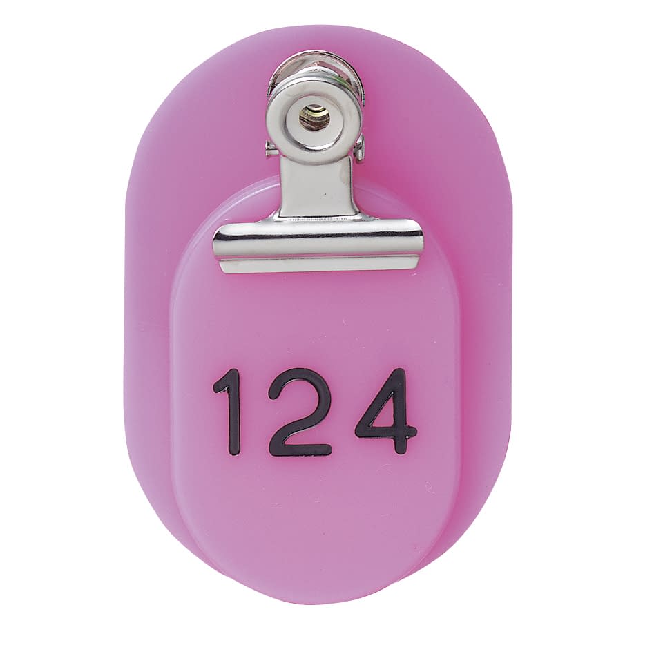 親子札(1～50番) 1〜50番 23-5563-0006 桃 クラウン CR-OY50(50クミ)