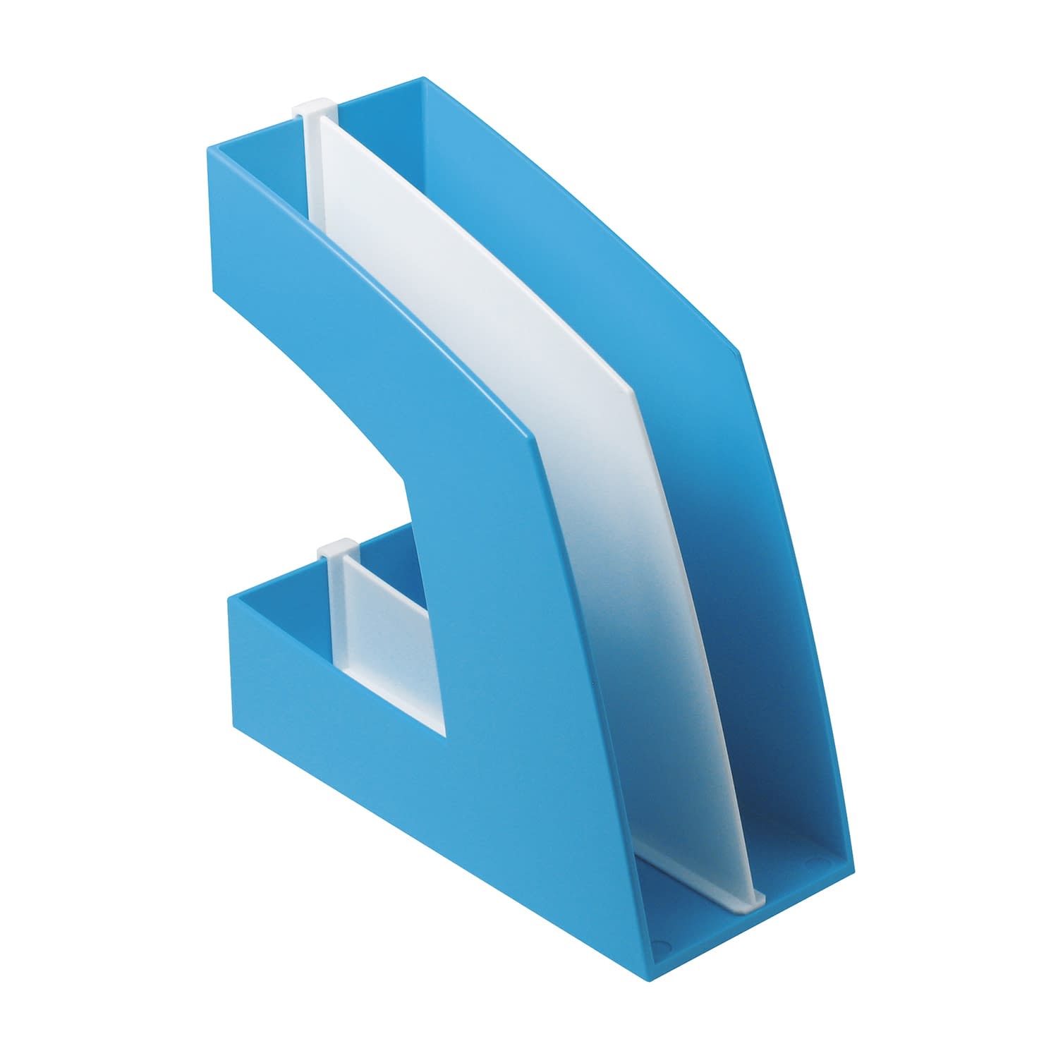 ファイルボックス A4 23-5608-0004 ライトブルー ソニック FB-708(A4)