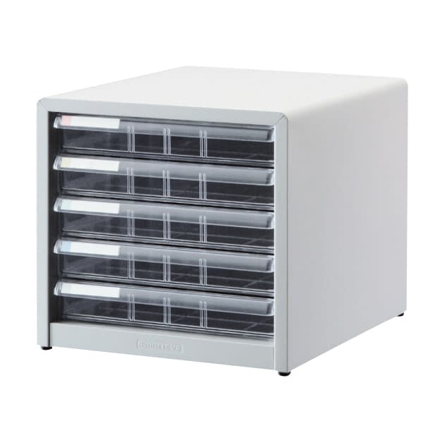 アバンテV2レターケース(浅型5段) 浅型・5段 23-5610-02 ナカバヤシ AL-55(A4・タテ)