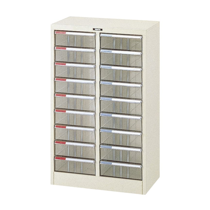 フロアケースP型(深型9段2列) 深型・9段×2列 23-5611-03 ナカバヤシ A4-M18P