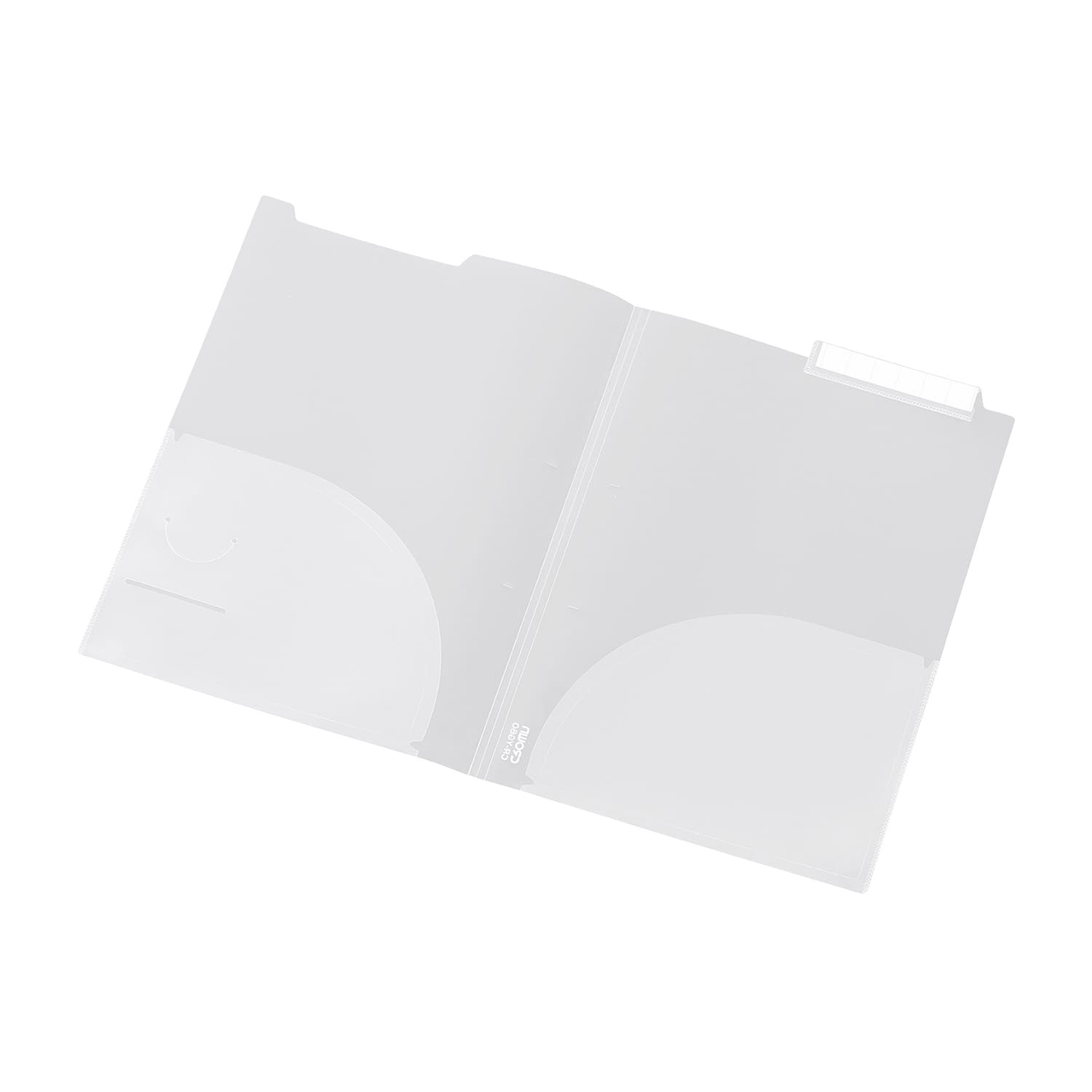 カルテフォルダー(A4タテWポケット A4・タテ 23-5603-00 クラウン CR-YG60-C(50マイ)