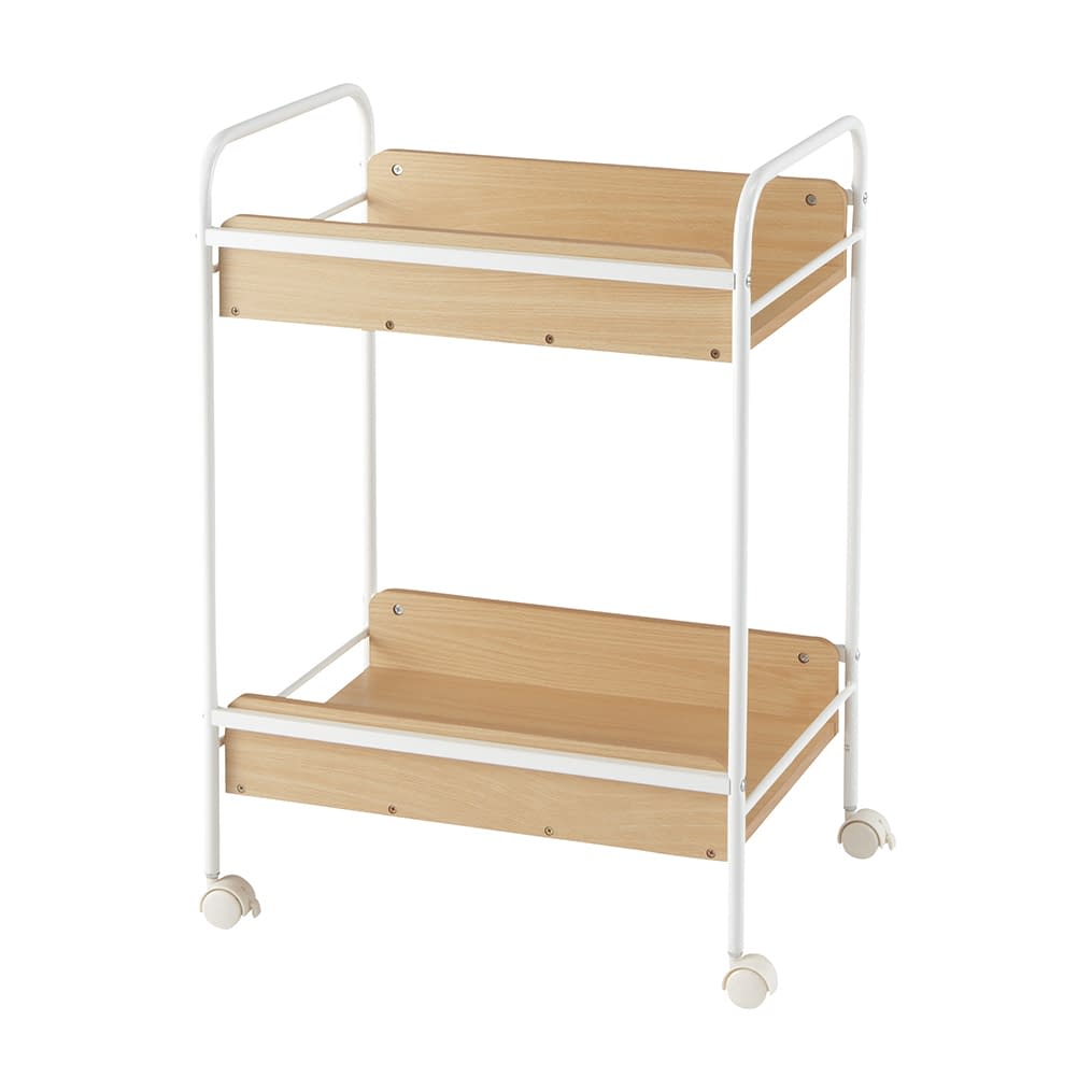 ウッド脱衣ワゴン 23-5286-00 林製作所 YS-207(ナチュラル)