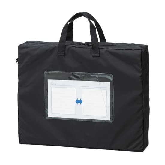 メールバッグ(マチ付) 23-5997-0101 ブラック クラウン CR-ME55(B4)