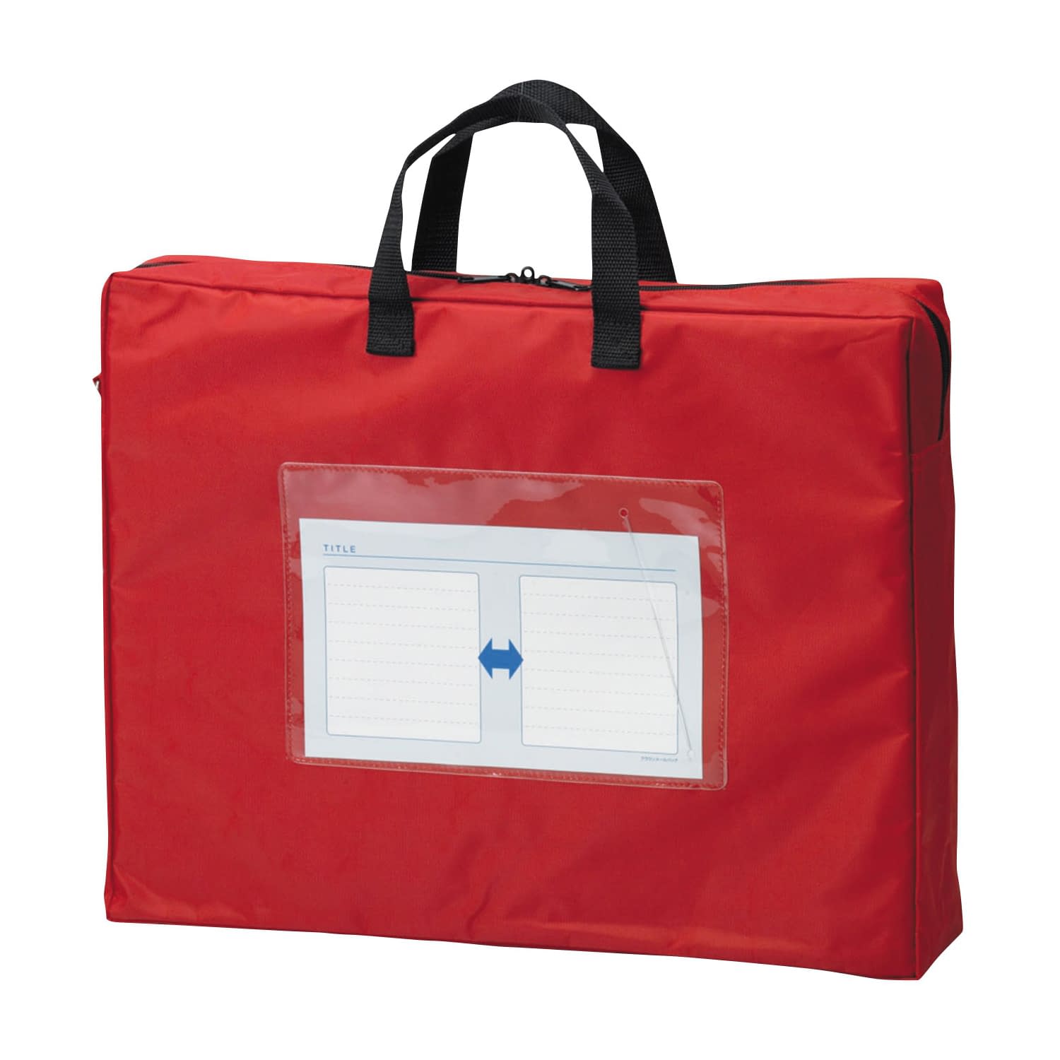 メールバッグ(マチ付) 23-5997-0102 レッド クラウン CR-ME55(B4)