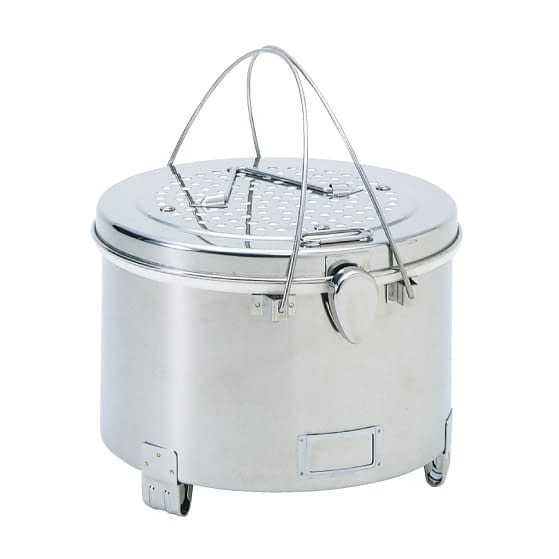 ニューカスト(丸型)18cm 23-5299-0003 ホワイト 片桐医科工業 ネジトメ(フィルターシキ)