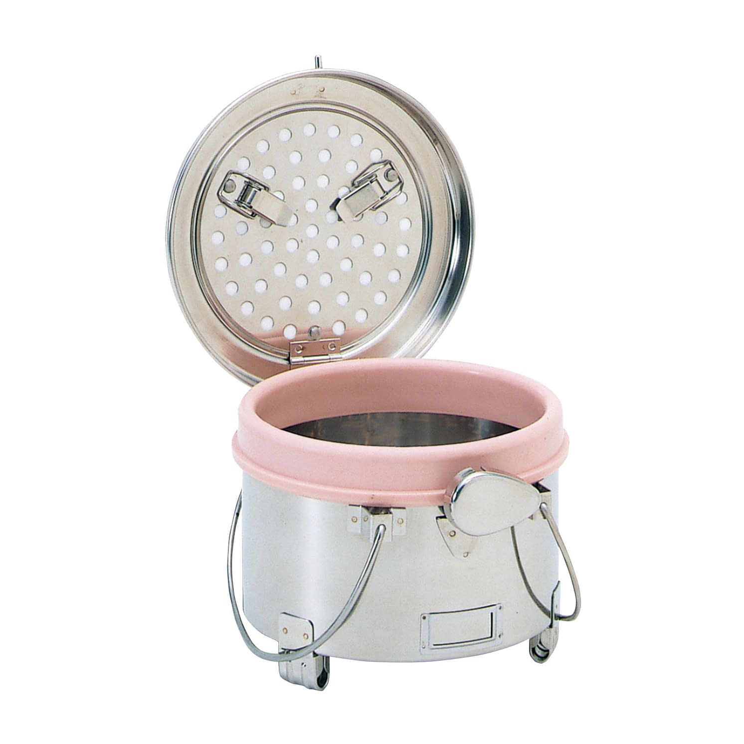 ニューカスト(丸型)18cm 18cm 23-5217-0001 ピンク 片桐医科工業 ワンタッチトメ(フィルターシキ)