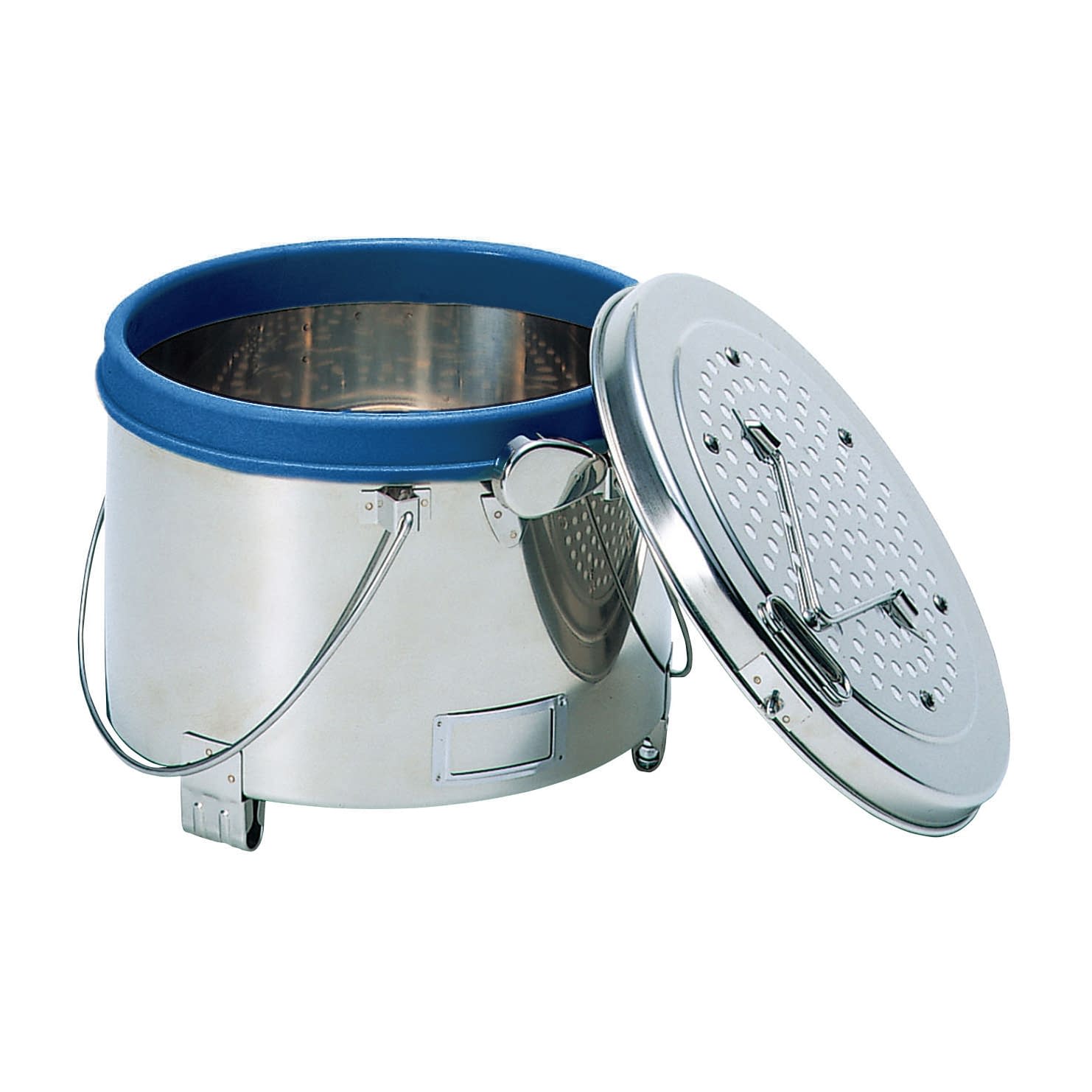 ニューカスト(丸型)27cm 27cm 23-5217-0102 ブルー 片桐医科工業 ワンタッチトメ(フィルターシキ)