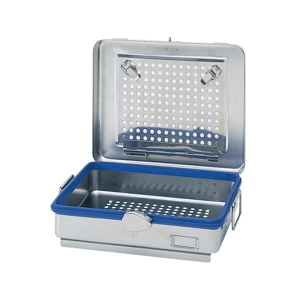 ニューカスト(角型)特大・浅型 特大浅型 23-5219-0402 ブルー 片桐医科工業 ワンタッチ(フィルターシキ)