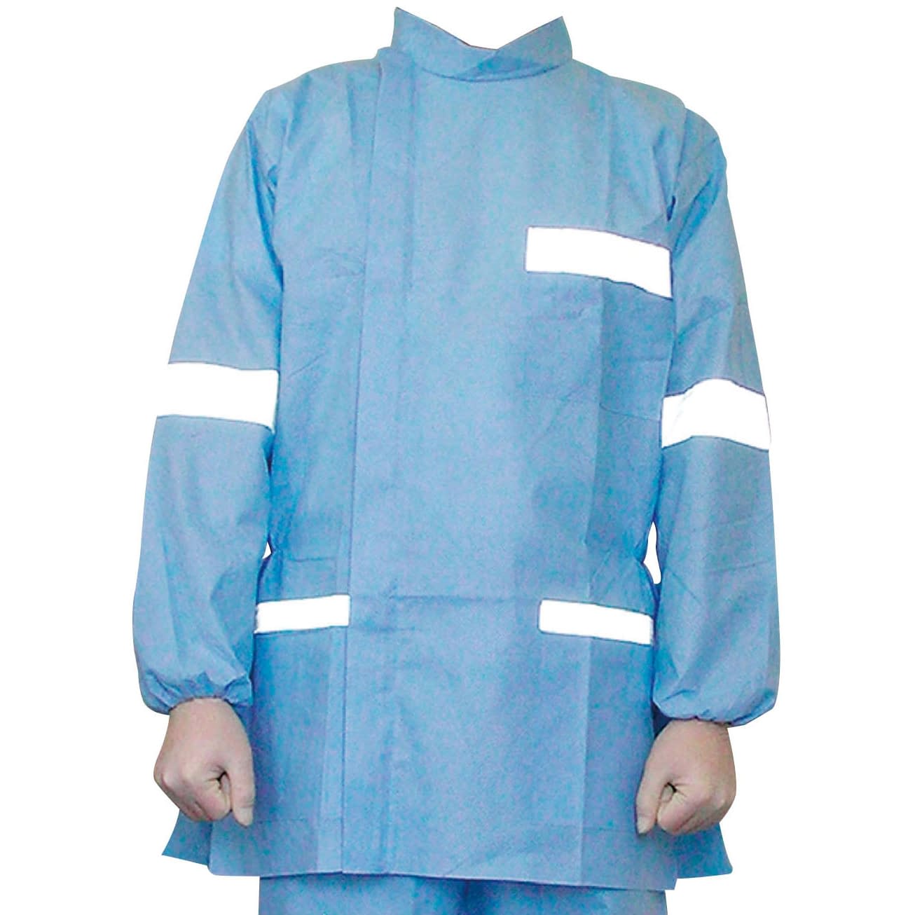 感染防止衣 上衣(ロング) 23-5480-01 ファーストレイト FR-241(M)