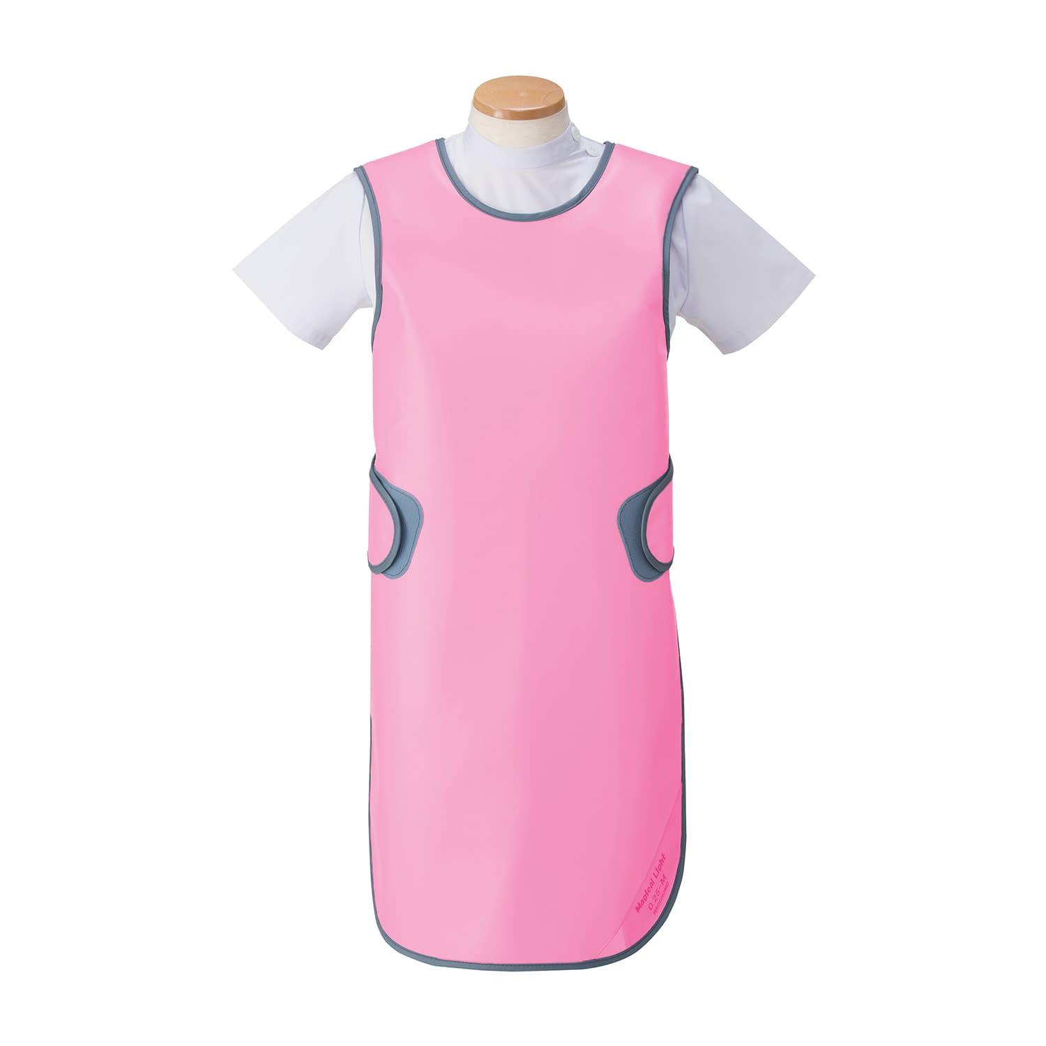 防護衣 シンプラー・エプロン 19-3445-1101 ピンク マエダ MSA-35LL(マジカルライト)