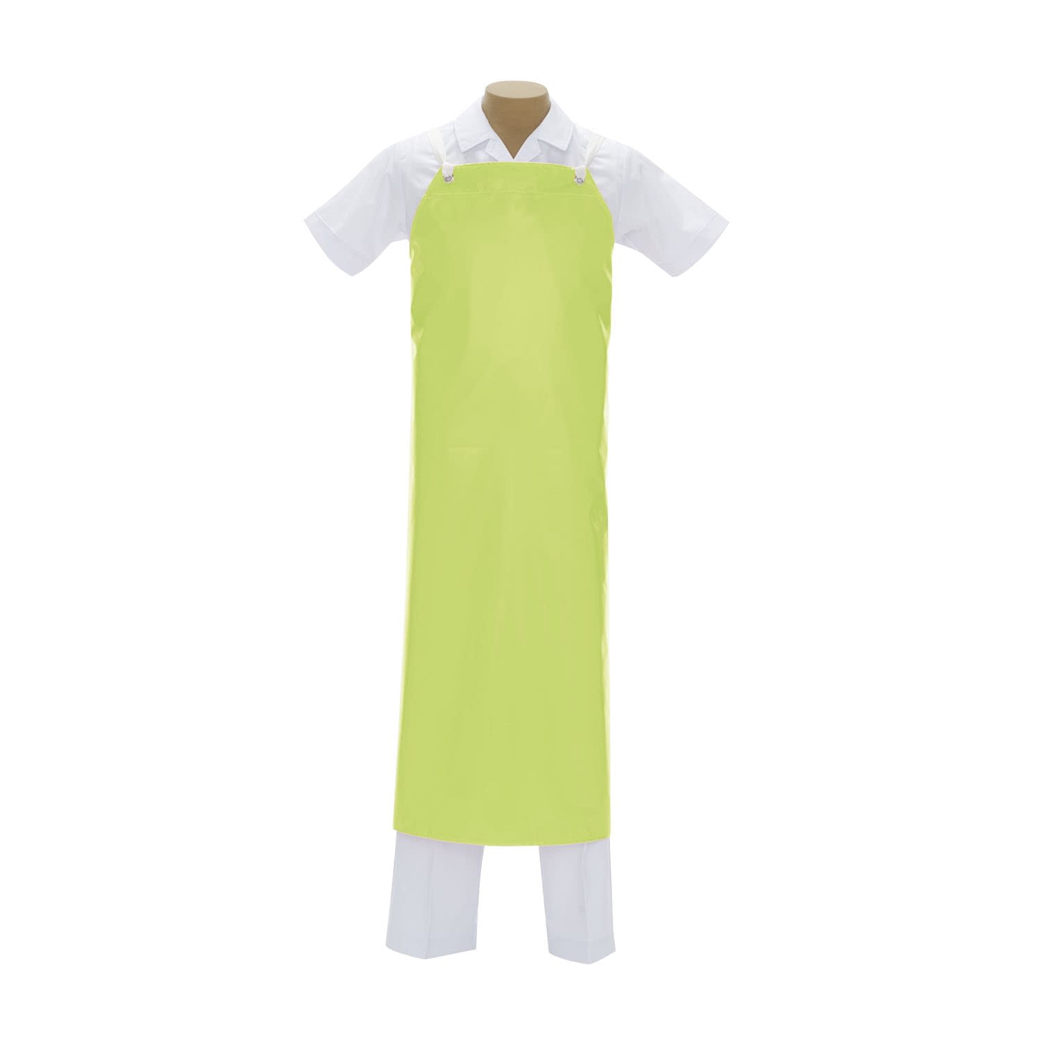 防水ソフトエプロン(ソフト胸付前掛) 23-6259-0004 マスカット ジンナイ 550(M)