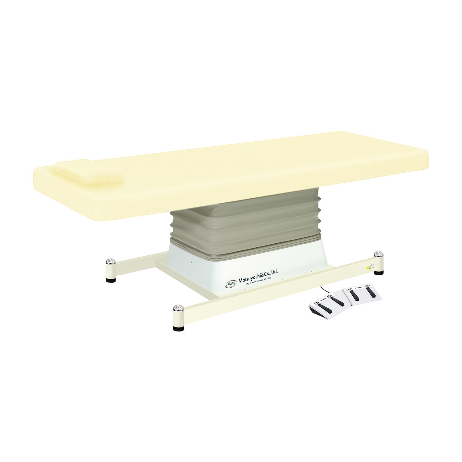 マツヨシ電動診察台 垂直電動タイプ 診察ベッド 23-5401-0001 ライト