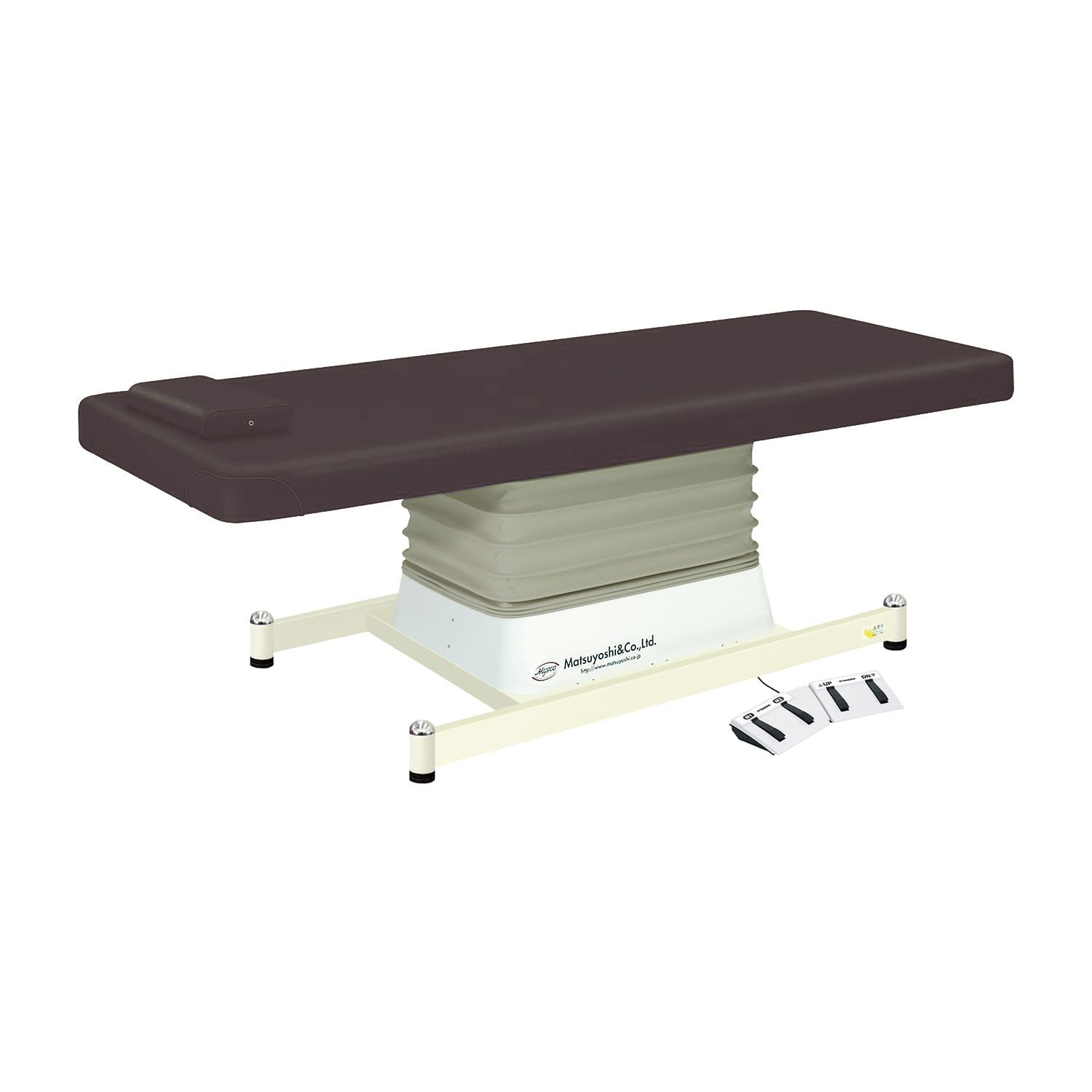 マツヨシ電動診察台 垂直電動タイプ 診察ベッド 23-5401-0001 ライト