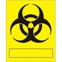 バイオハザードマークステッカー 23-5694-00 日本緑十字社 077002(25X15CM)5マイ