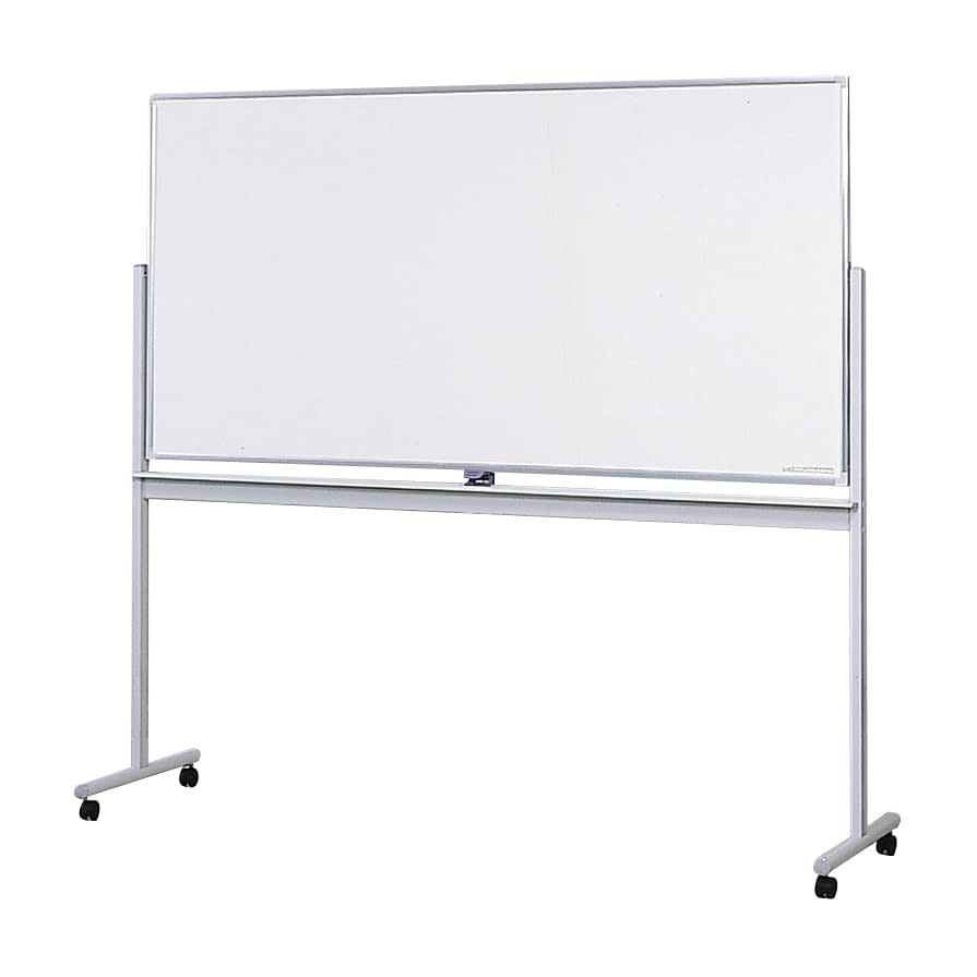 ホワイトボード(脚付)両面・回転式 両面・回転式 23-6212-01 生興 SWW-1890-R(1798X901)