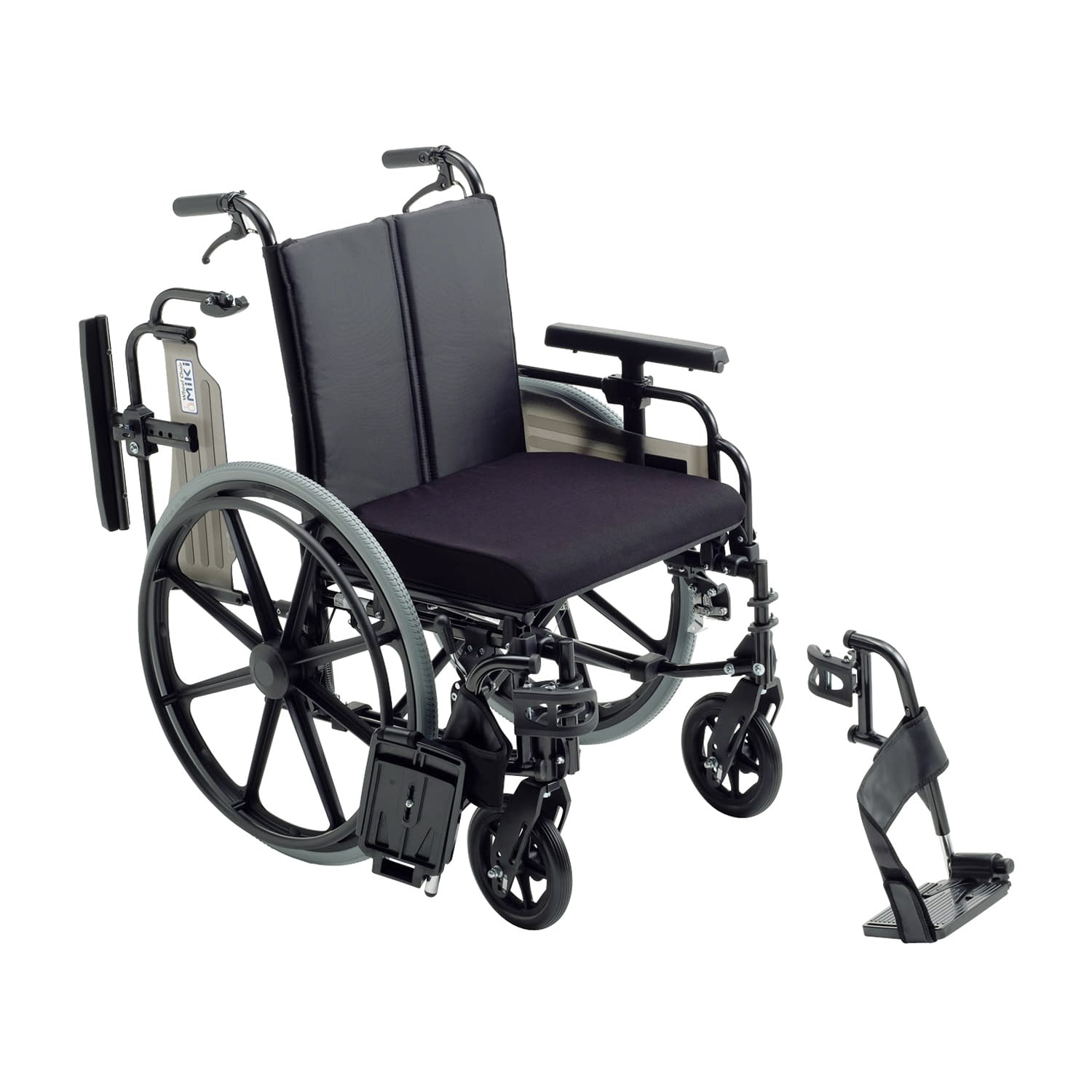 ビッグサイズ車いす(自走・アルミ) 車椅子 23-6223-00 特徴のある KJP-4