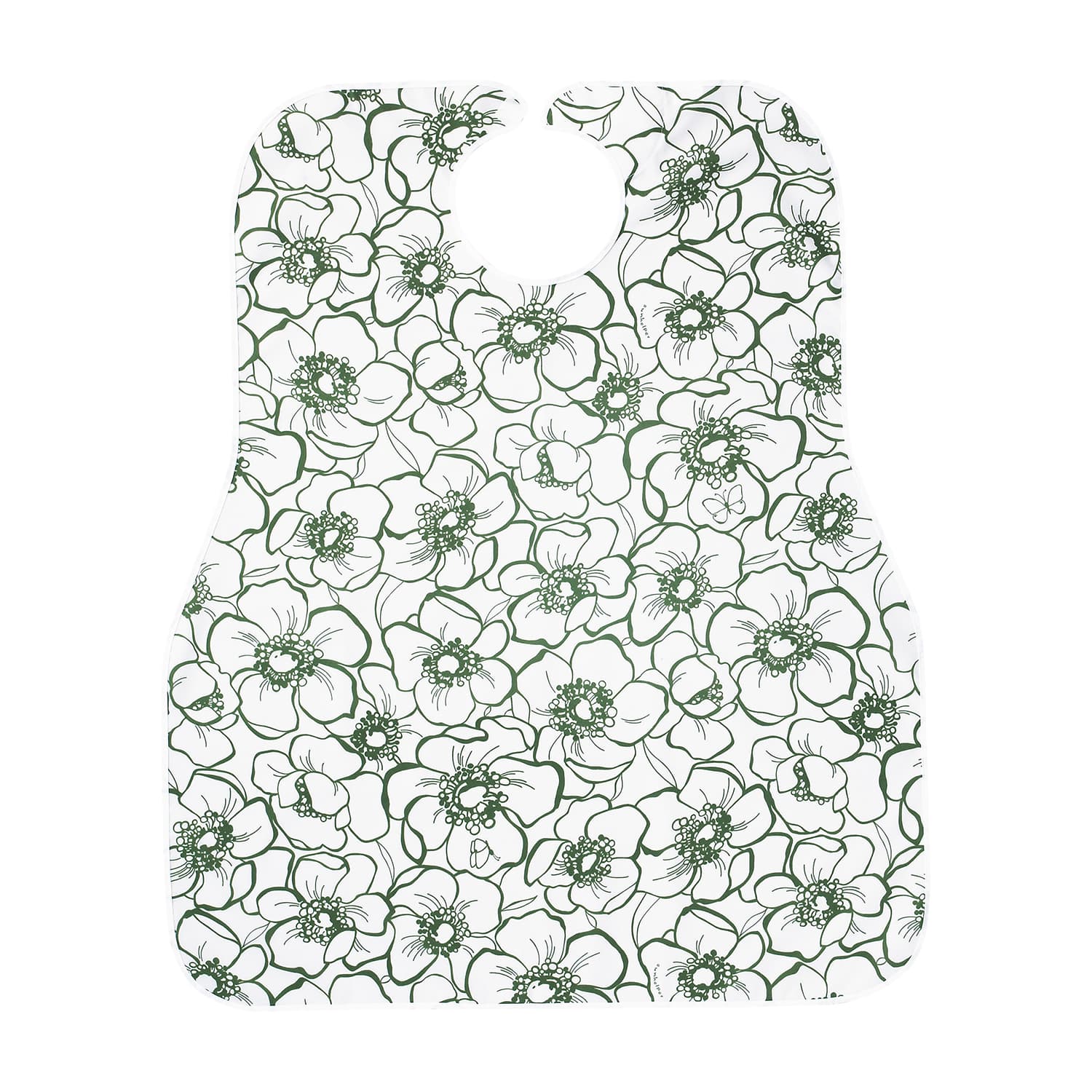 食事用エプロン 23-6296-0003 グリーン 松本ナース産業 400-02