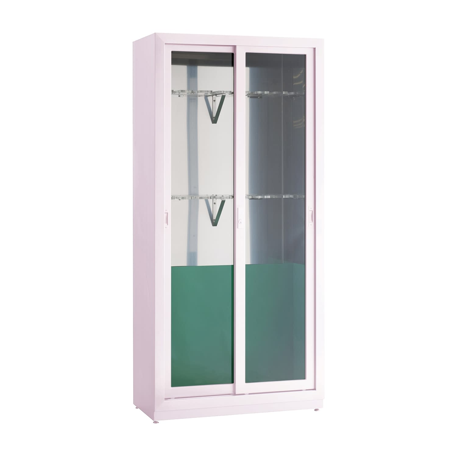 ファイバースコープ保管庫(8本掛) 8本掛 内視鏡保管庫 23-5192-0302 ピンク MATSUYOSHI FS-108DNS(カラーダイノック)