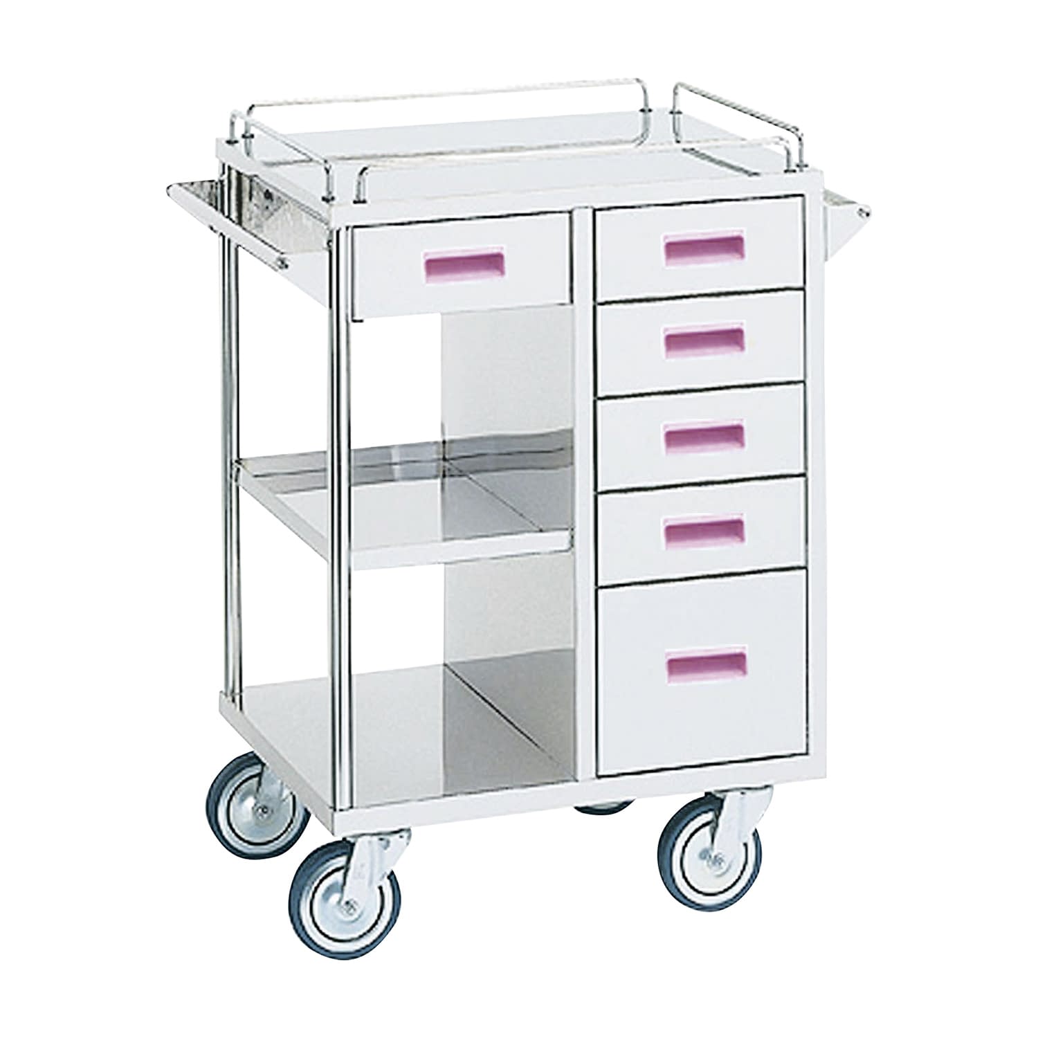 カラフル繃帯交換車 包交車 23-5239-01 MATSUYOSHI YL-BC1P(ピンク)