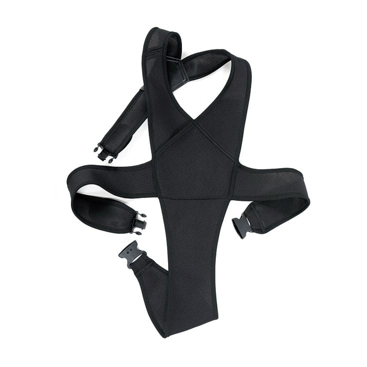 車椅子ベルト 23-6225-0103 ブラック 特殊衣料 NO.4010(L)